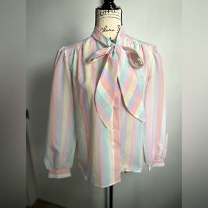 Vintage Kevin Stuart buttons‎ up Blouse